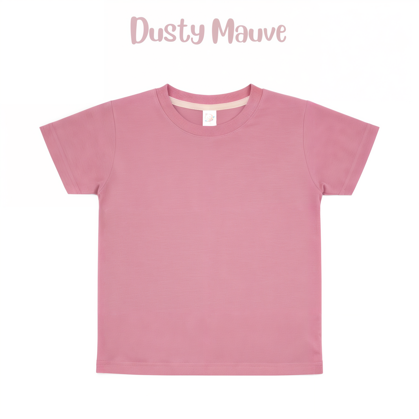 Adult polyester unisex short sleeve crew neck shirt