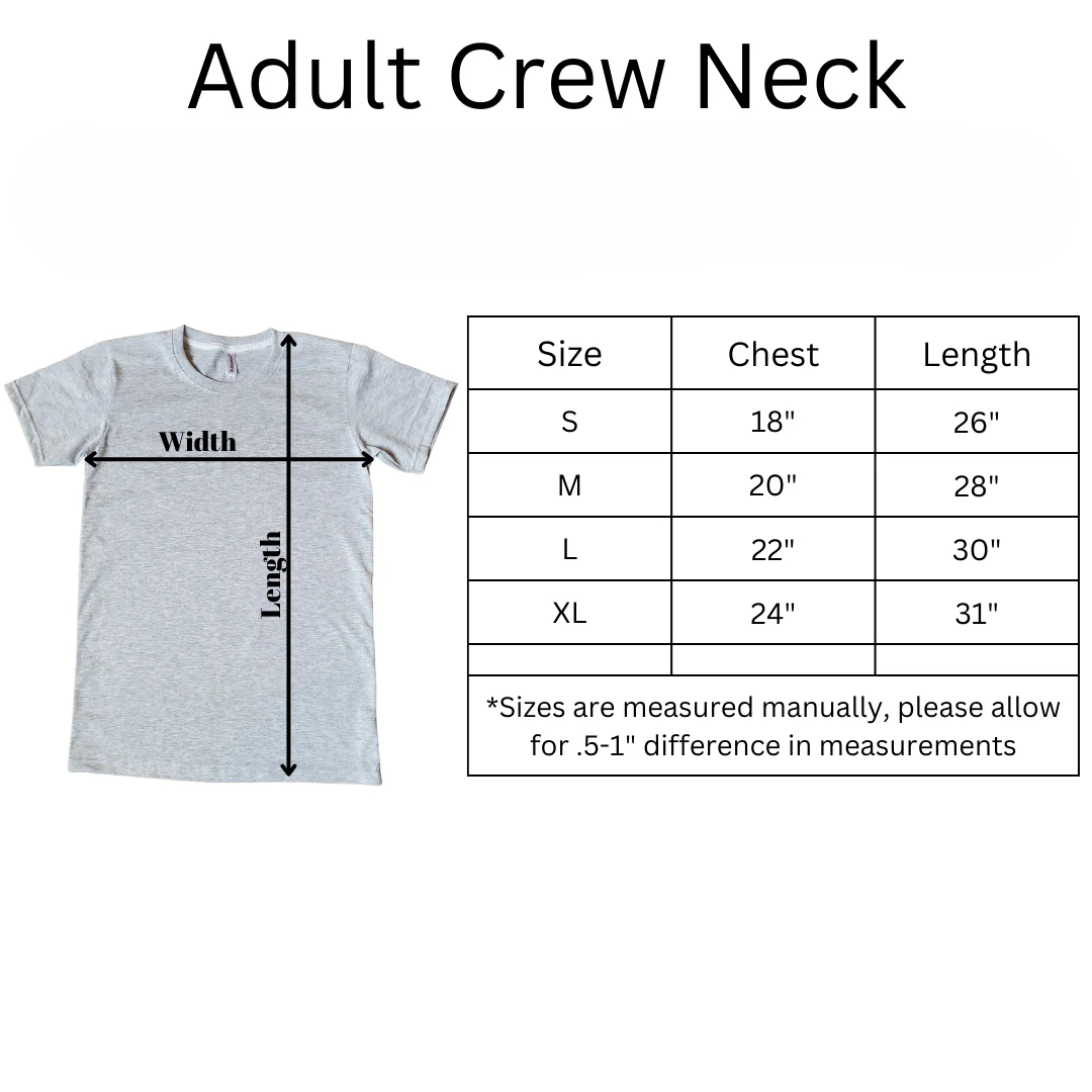 Adult polyester unisex short sleeve crew neck shirt
