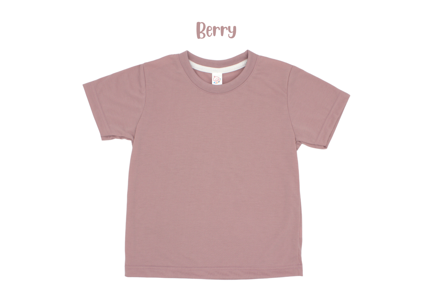 Adult polyester unisex short sleeve crew neck shirt