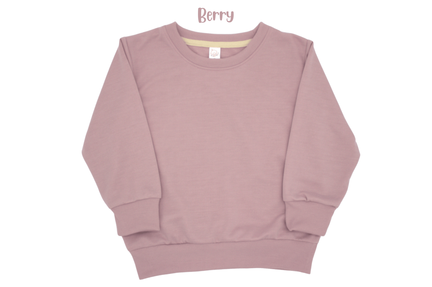 Crew Neck Berry Sweatshirt