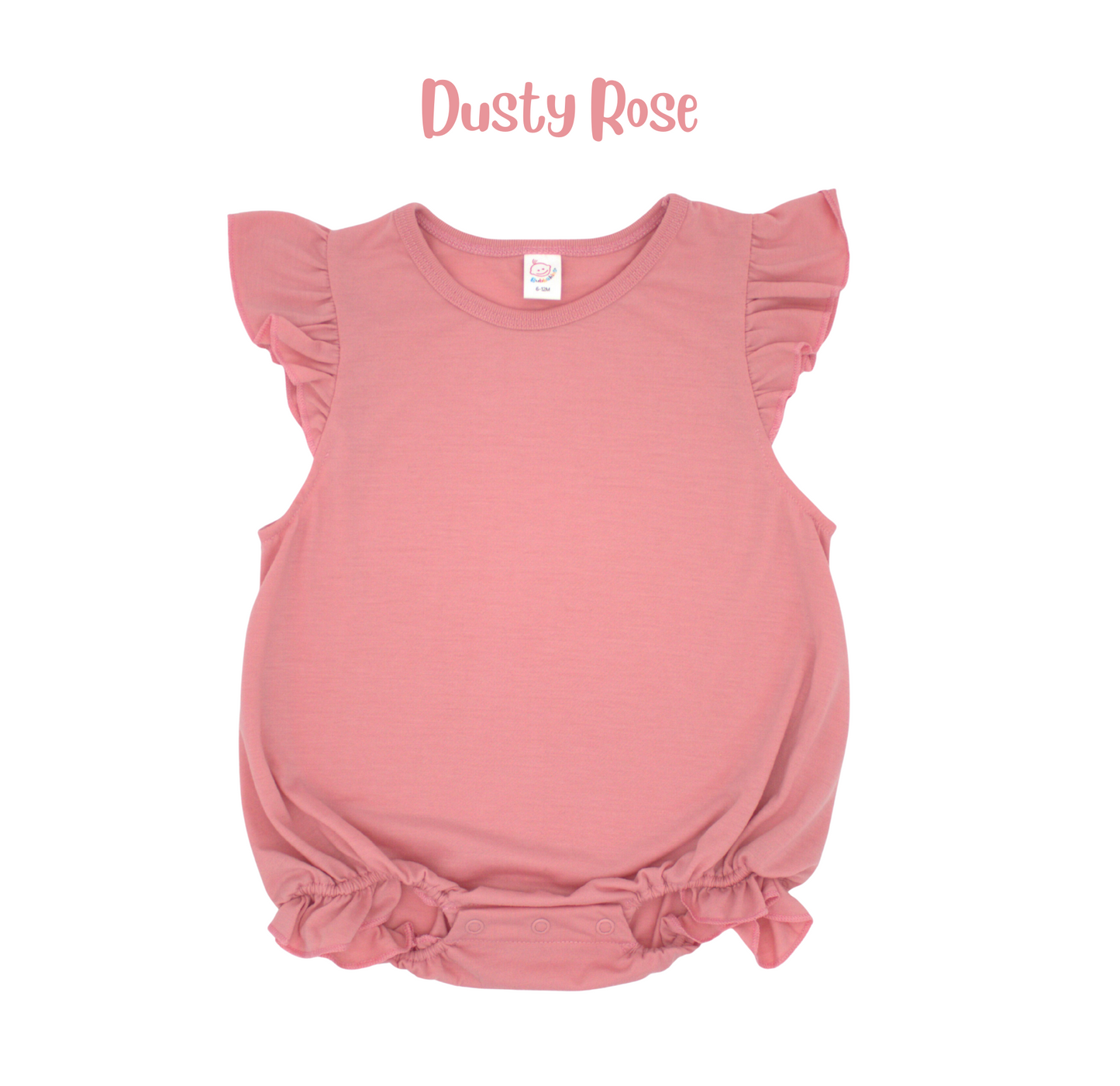 Infant & Toddler Polyester Flutter Sleeve Baggy Bubble Romper
