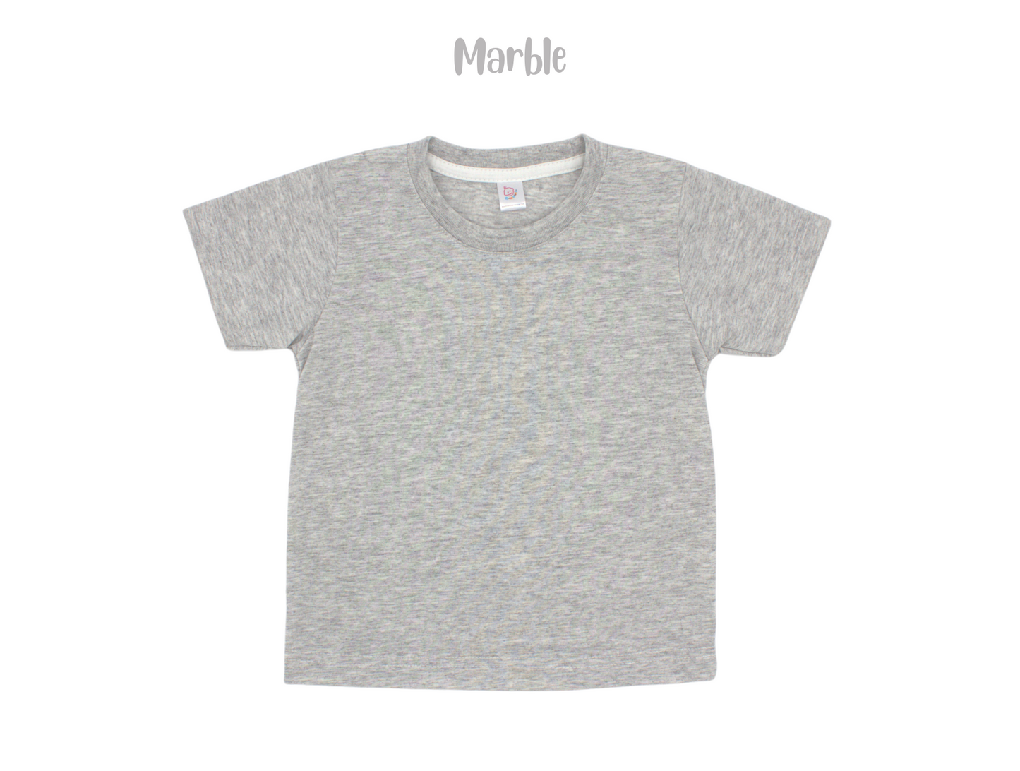 Adult polyester unisex short sleeve crew neck shirt