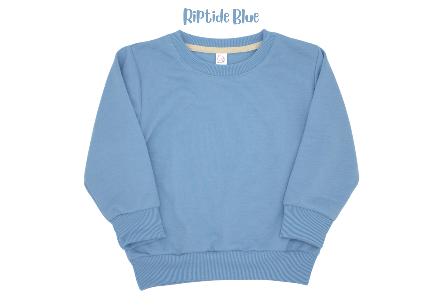Custom Infant Sweatshirt Riptide Blue Color