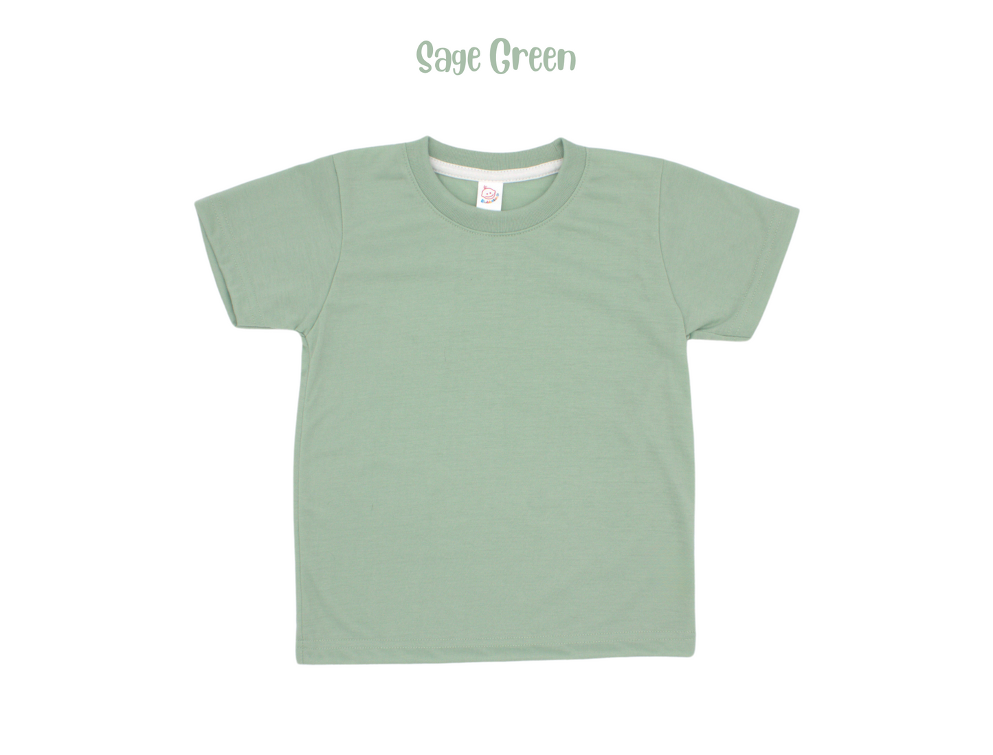 Adult polyester unisex short sleeve crew neck shirt
