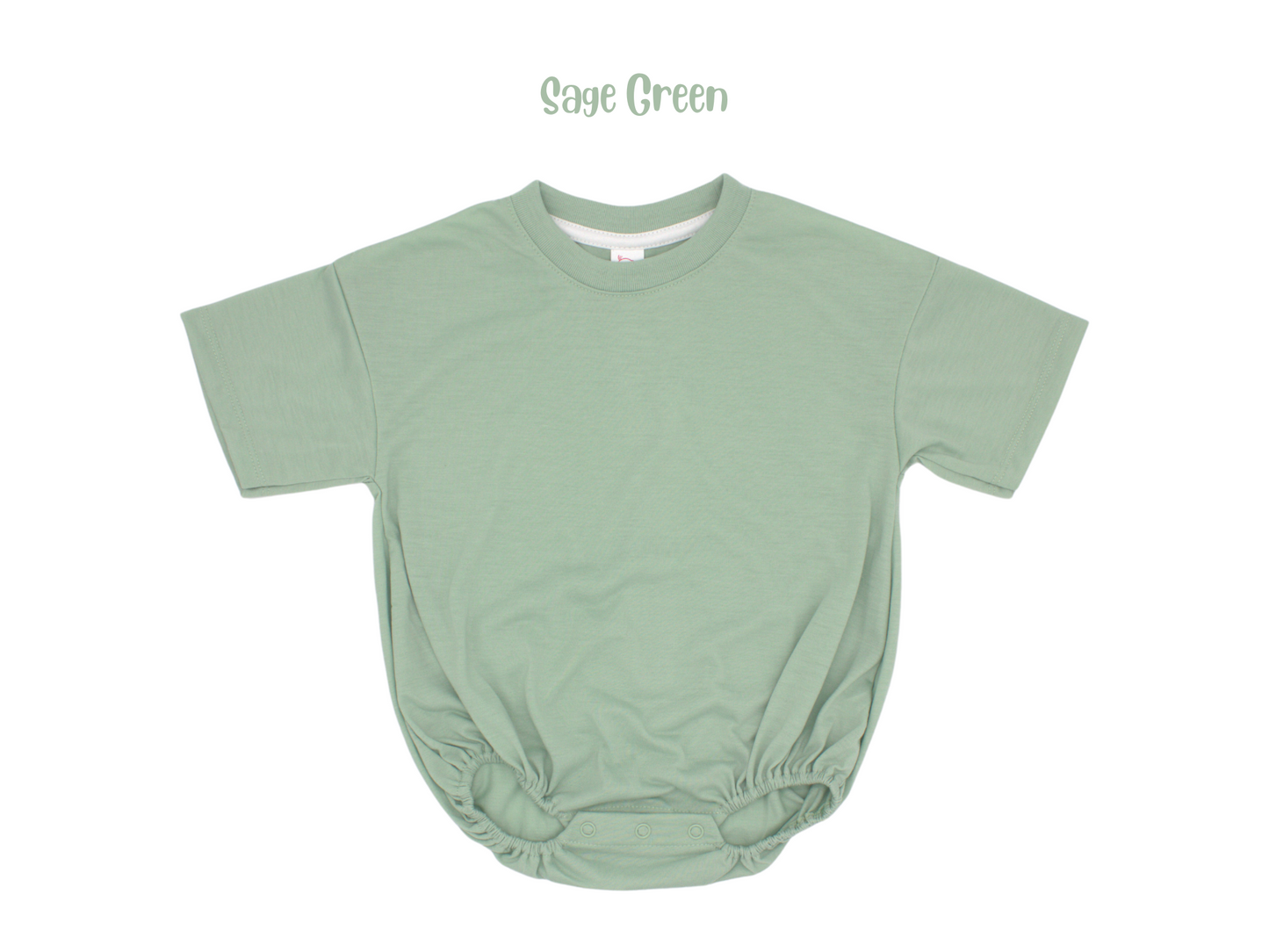 Infant and toddler polyester baggy bubble romper