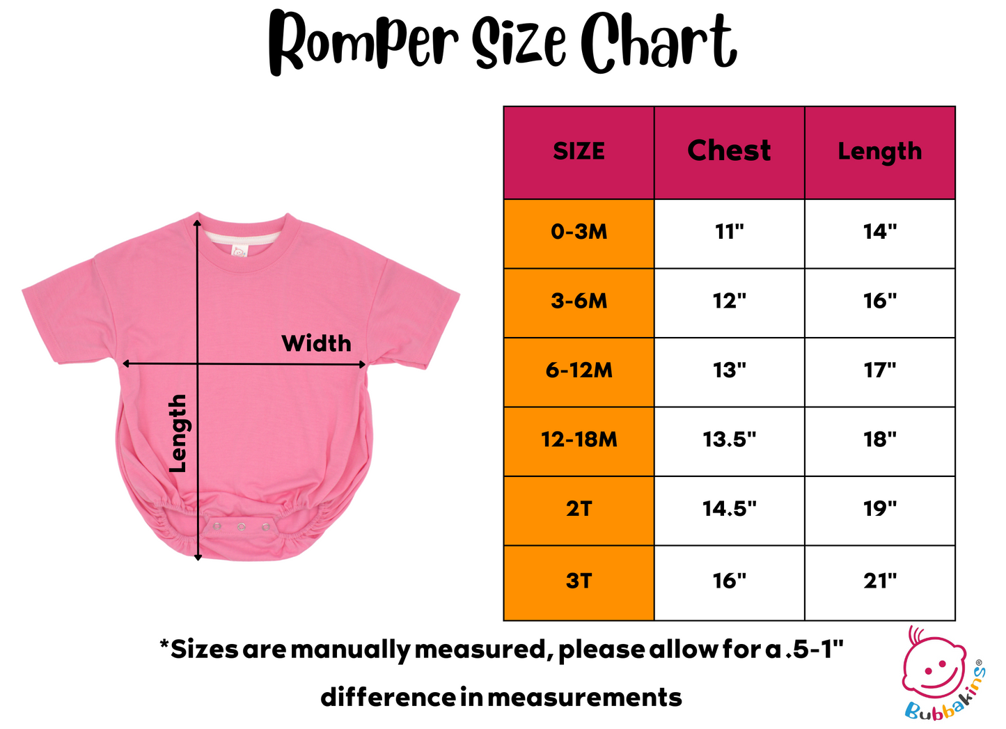 Infant and toddler polyester baggy bubble romper