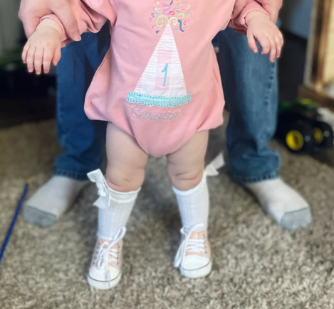Cotton Long Sleeve Bubble Romper