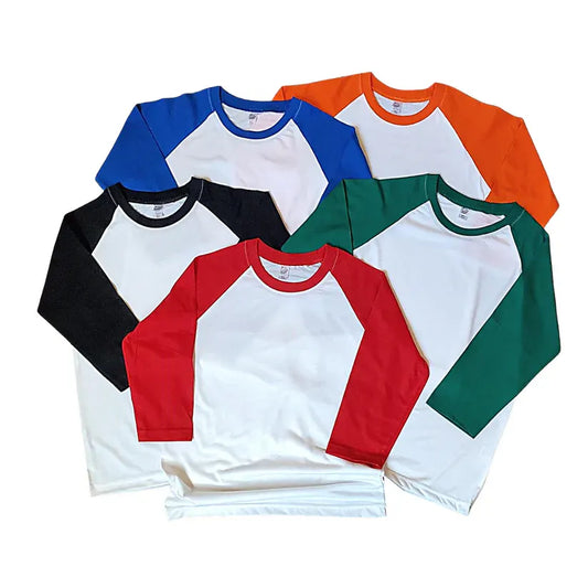 Toddler sublimation 3/4 sleeve raglan