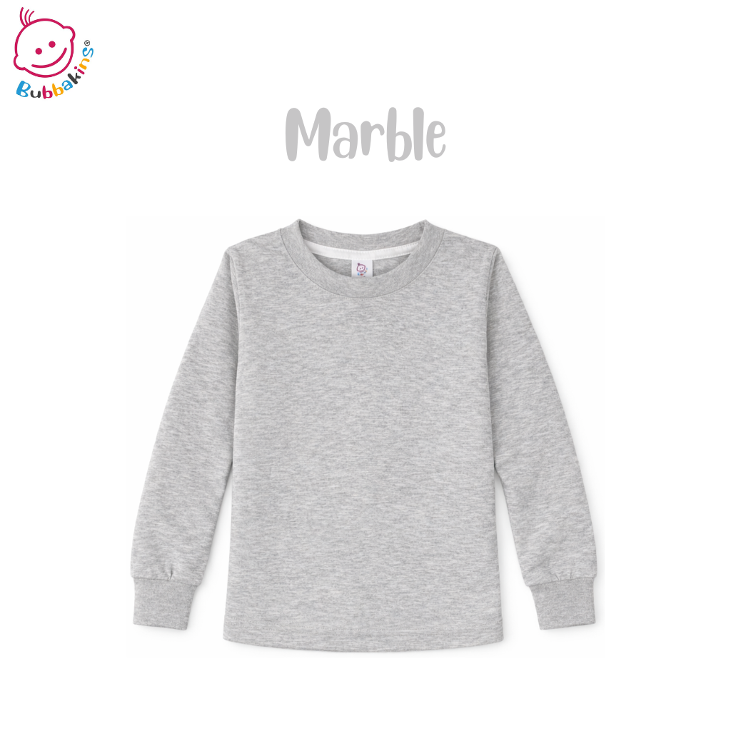 Toddler polyester unisex long sleeve crew neck shirt