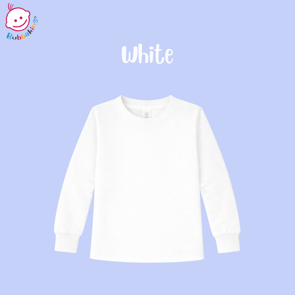 Toddler polyester unisex long sleeve crew neck shirt