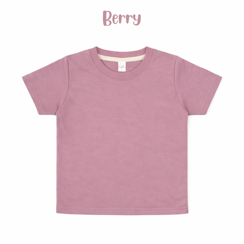 Polyester toddler s/s crew neck shirt