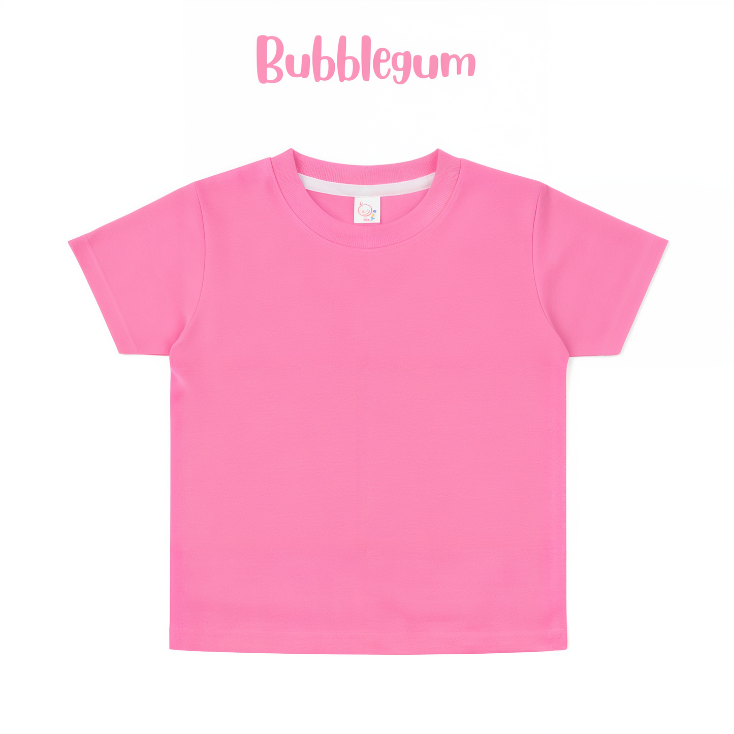 Adult polyester unisex short sleeve crew neck shirt