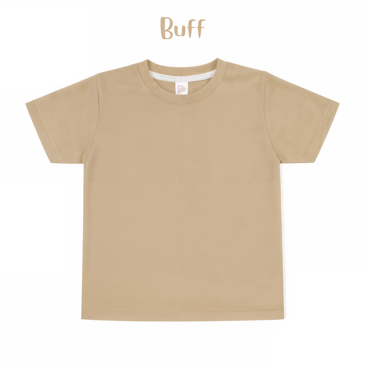 Adult polyester unisex short sleeve crew neck shirt