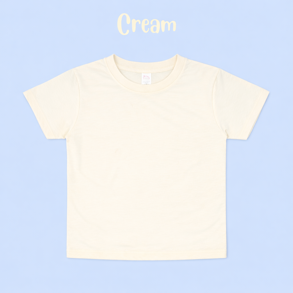 Polyester toddler s/s crew neck shirt