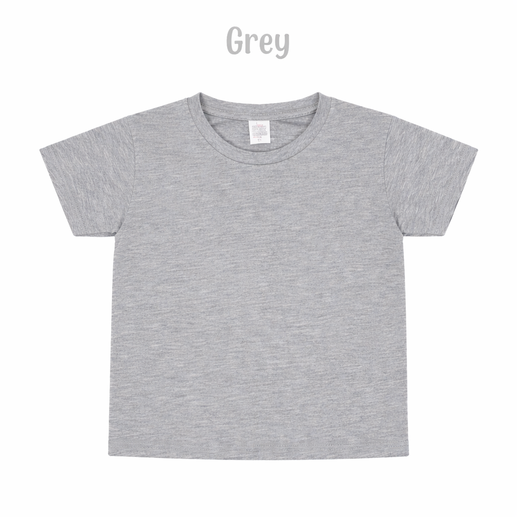 Adult polyester unisex short sleeve crew neck shirt