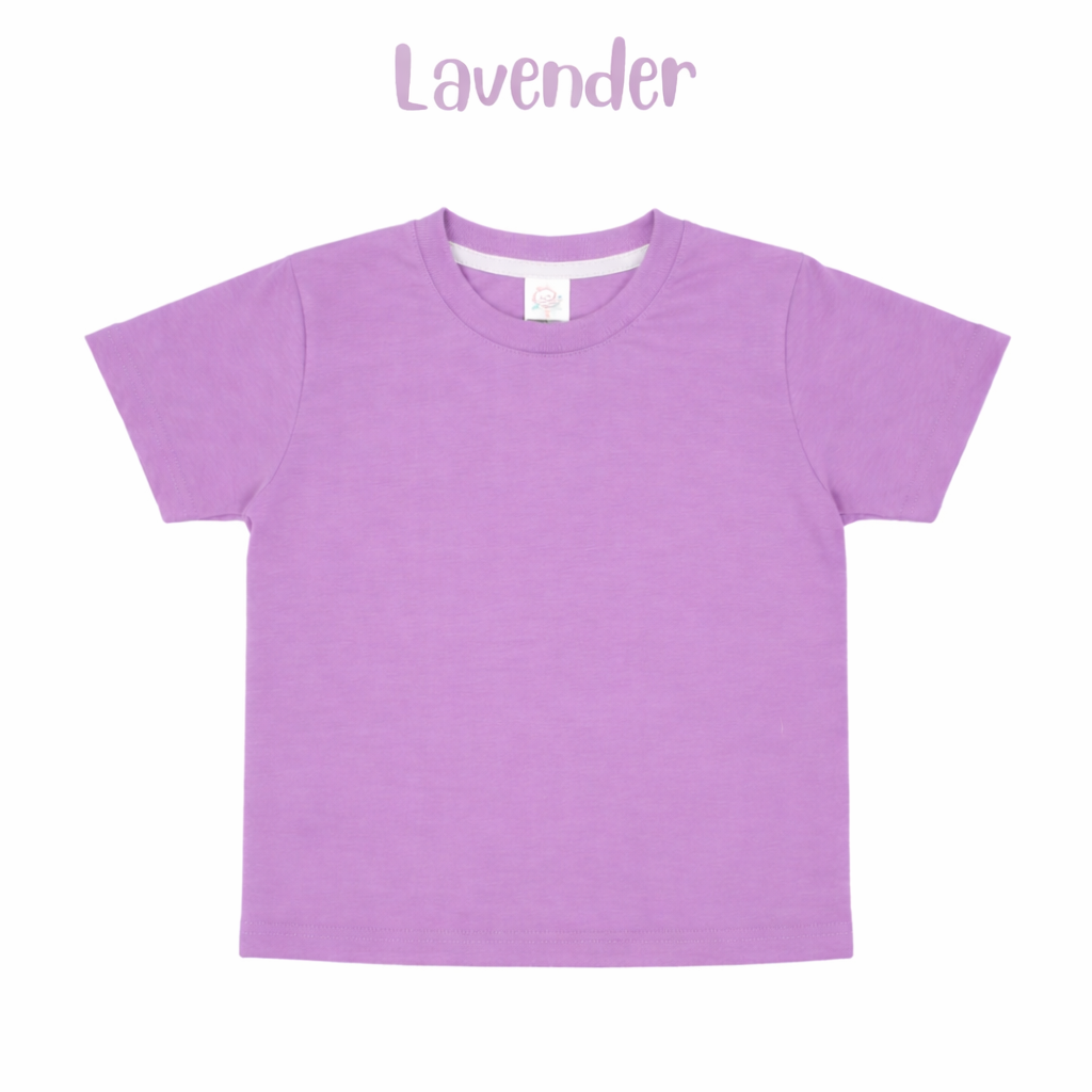Polyester toddler s/s crew neck shirt