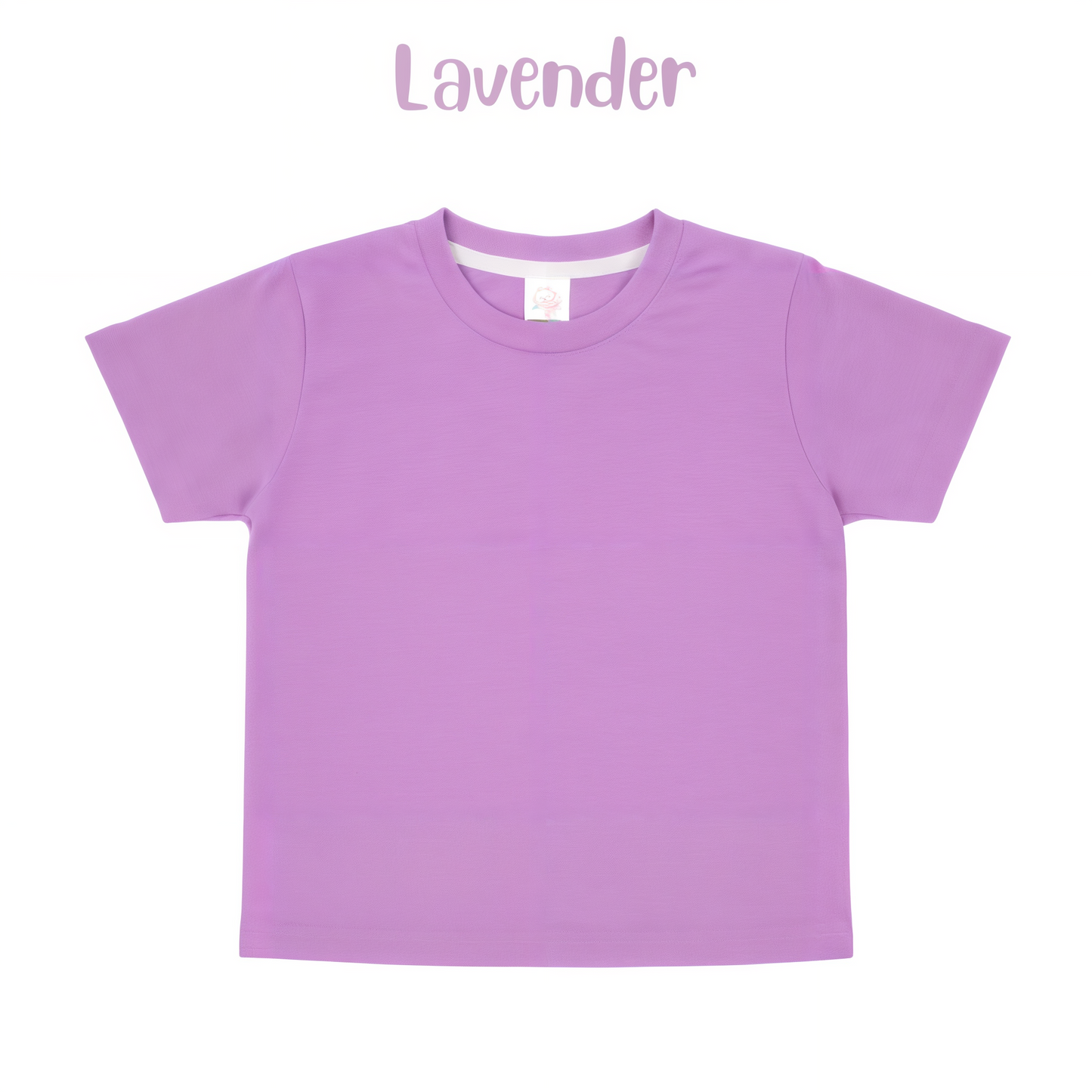 Adult polyester unisex short sleeve crew neck shirt