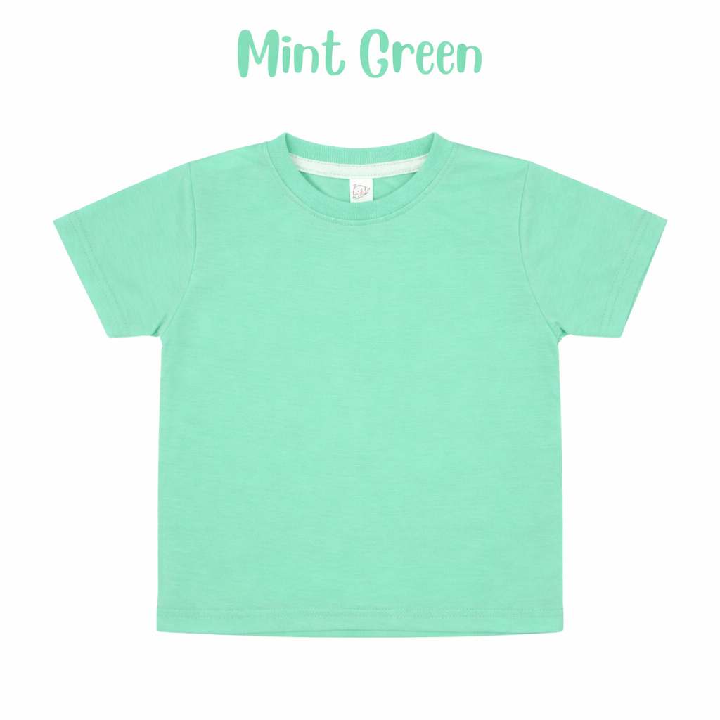 Polyester toddler s/s crew neck shirt