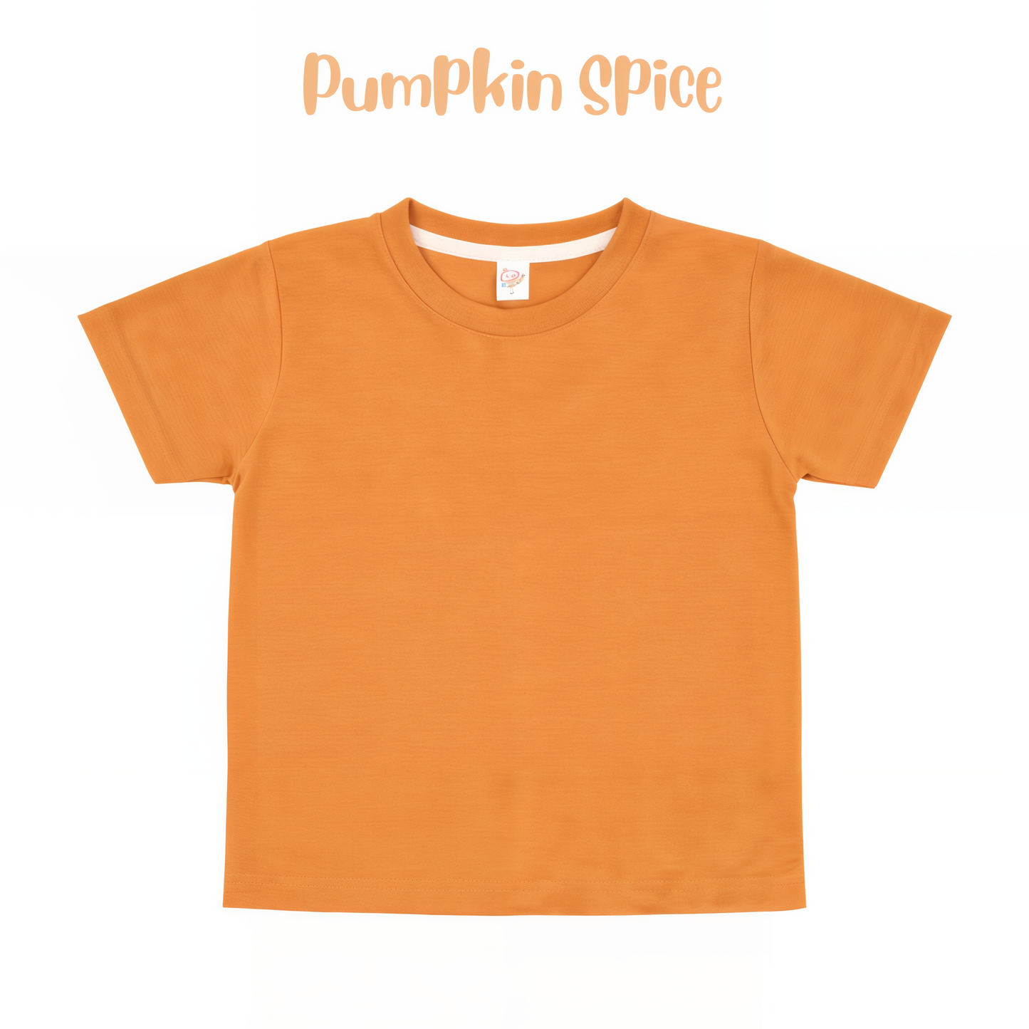 Adult polyester unisex short sleeve crew neck shirt