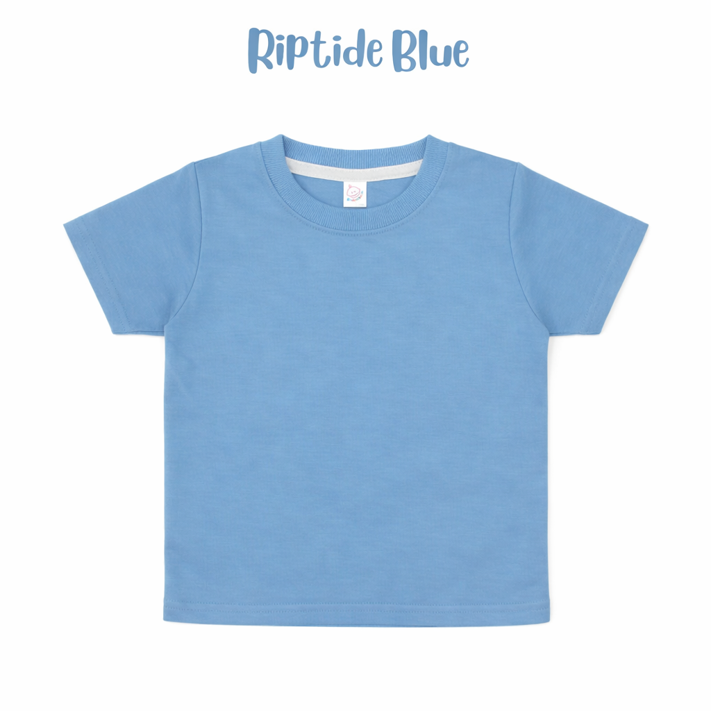 Polyester toddler s/s crew neck shirt