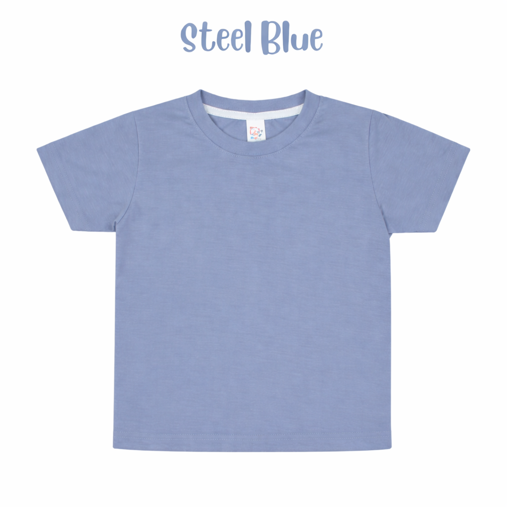 Polyester toddler s/s crew neck shirt