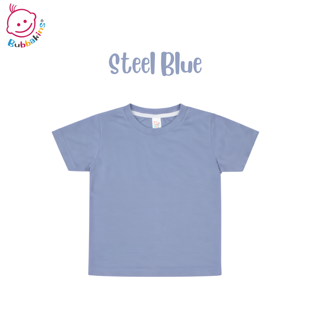 Adult polyester unisex short sleeve crew neck shirt