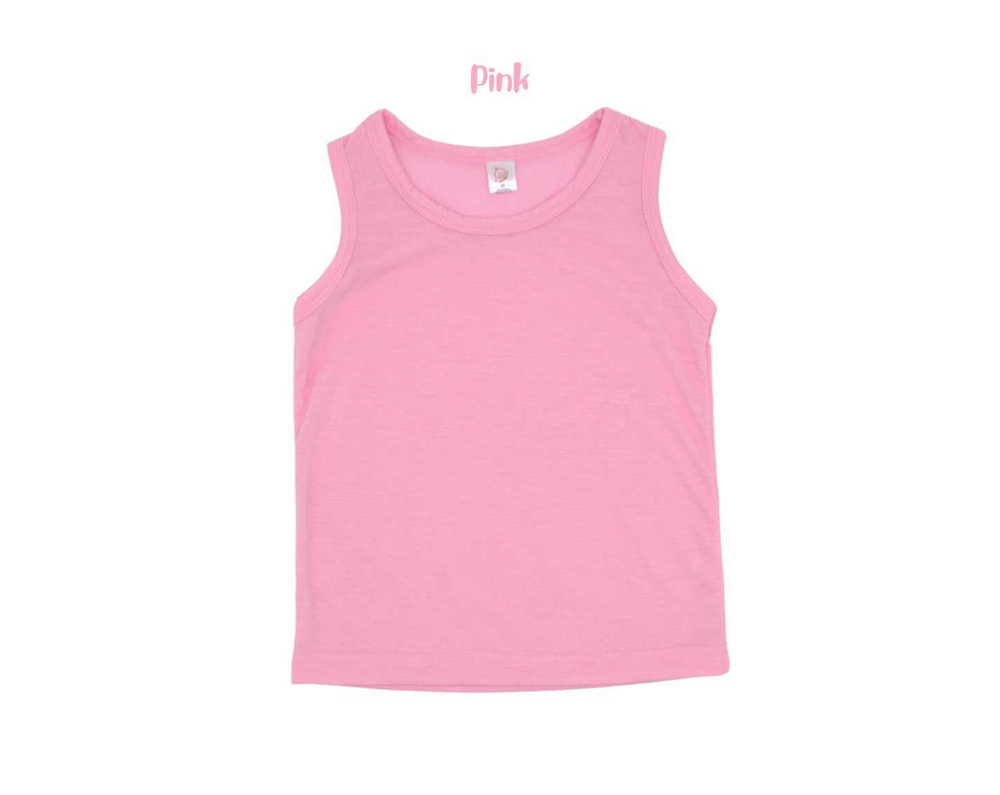 Custom Infant T-shirts Pink Tank Toddler Color 