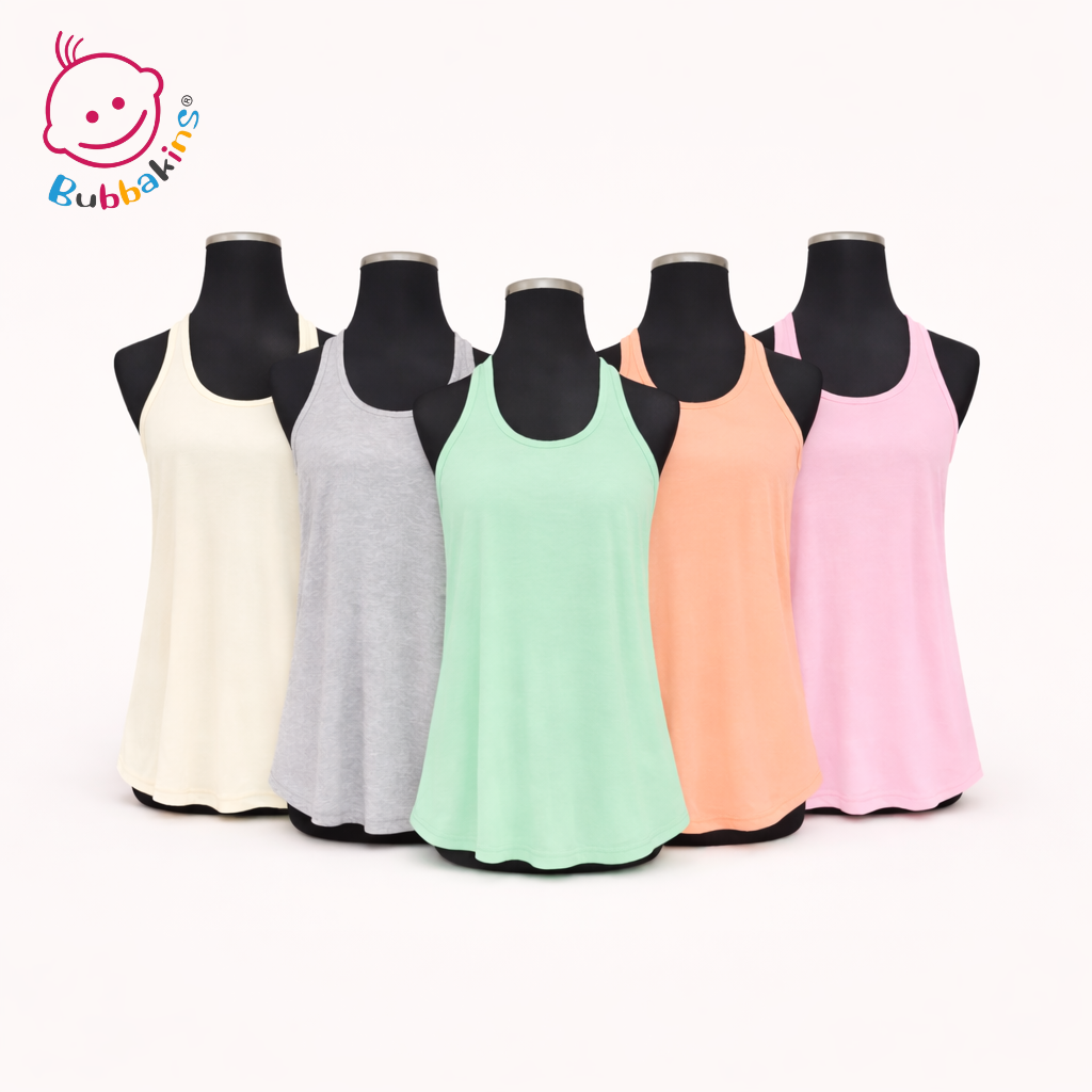 Adult polyester racerback tank top