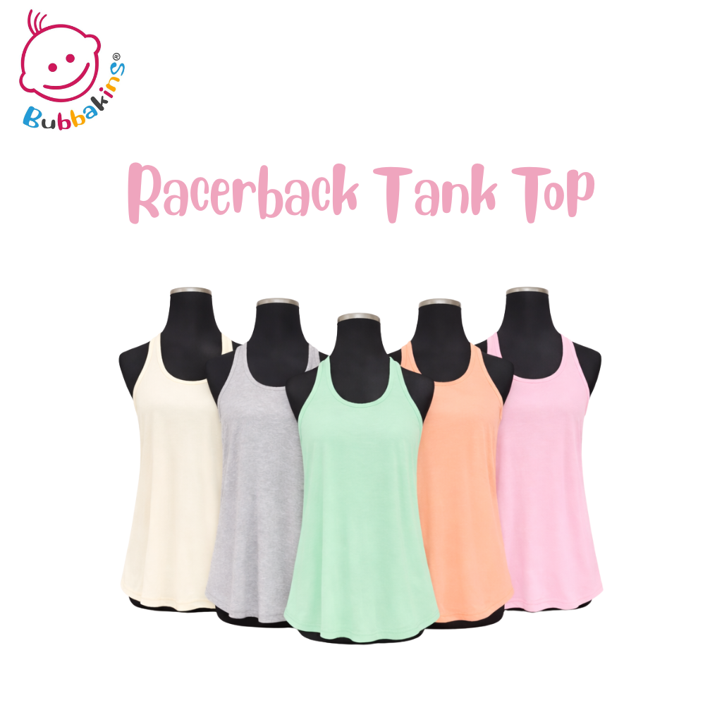 Adult polyester racerback tank top