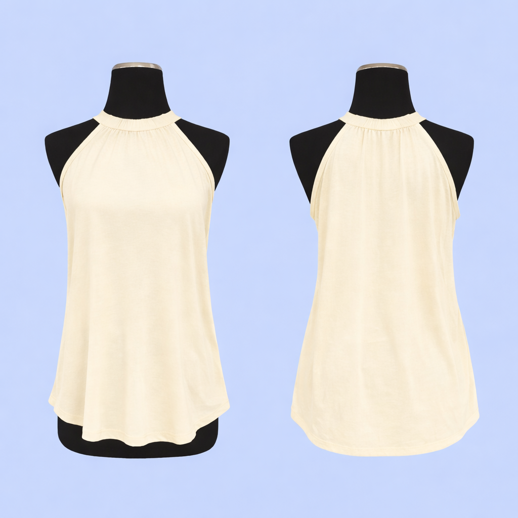 Adult polyester rocker tank top