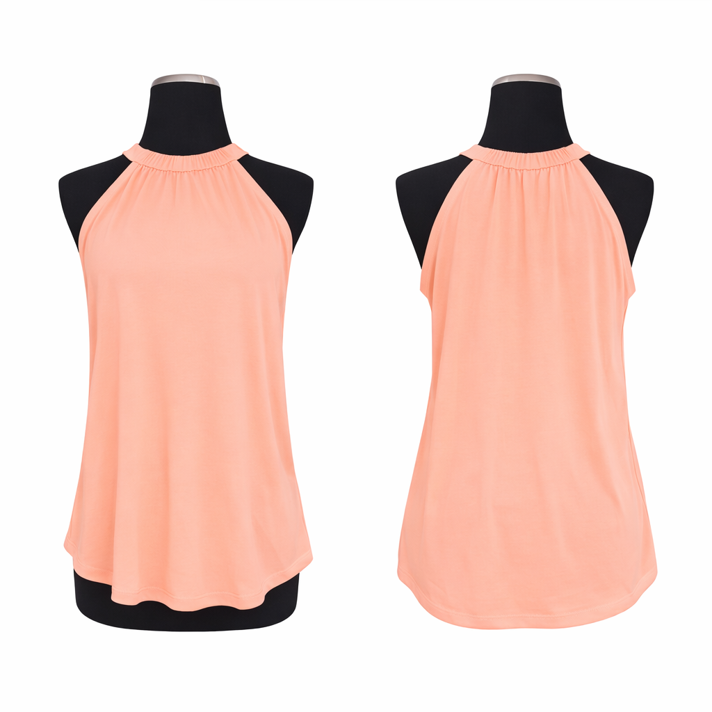 Adult polyester rocker tank top