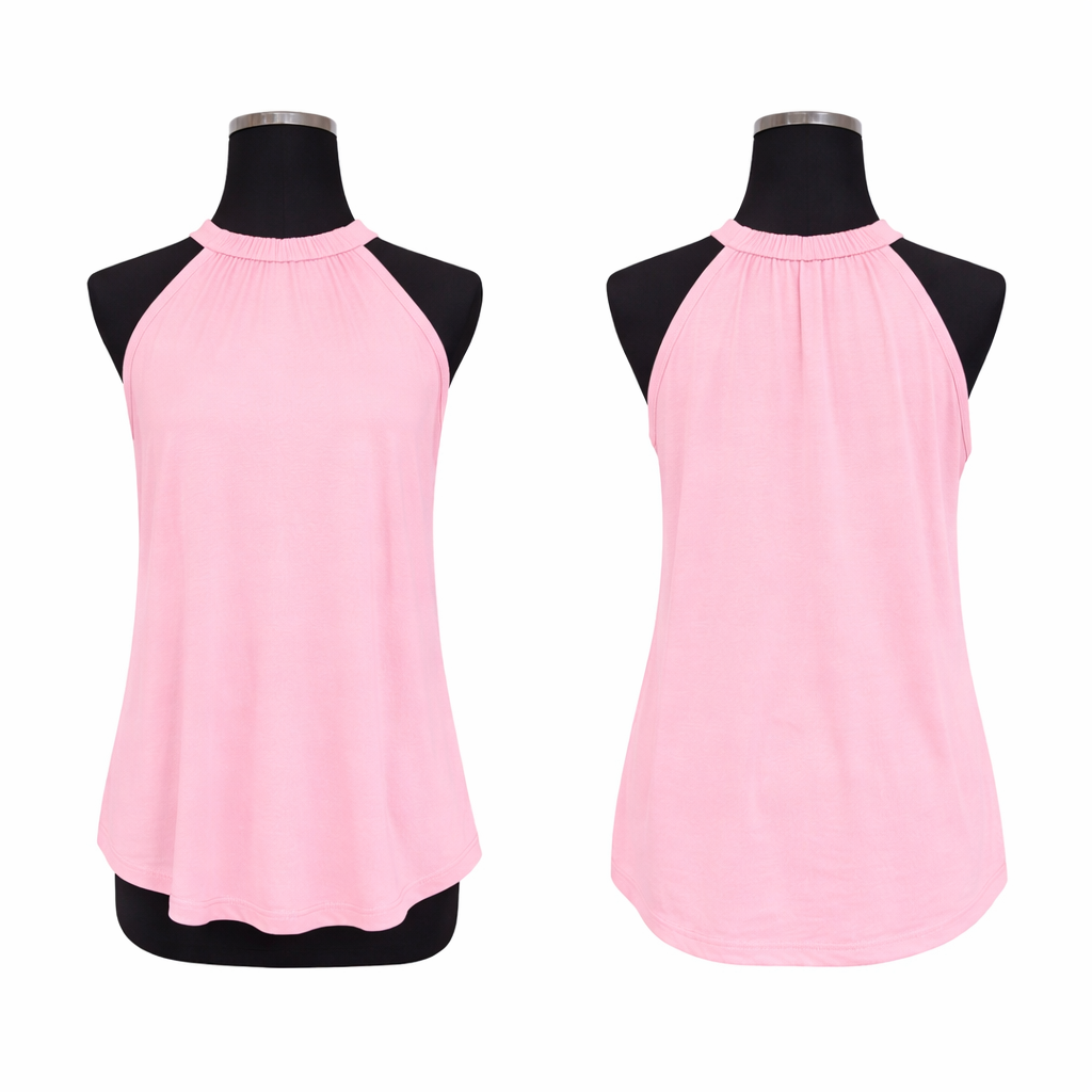 Adult polyester rocker tank top