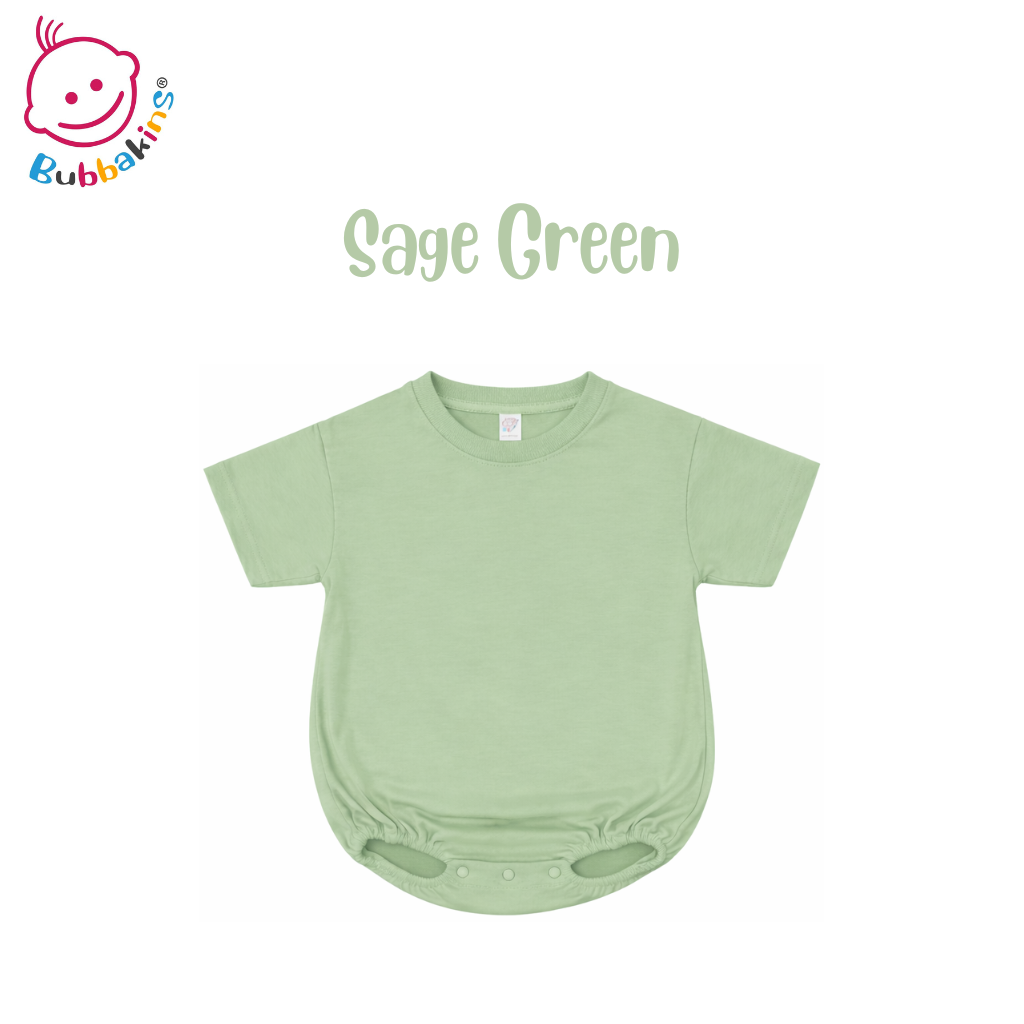 Infant and toddler polyester baggy bubble romper