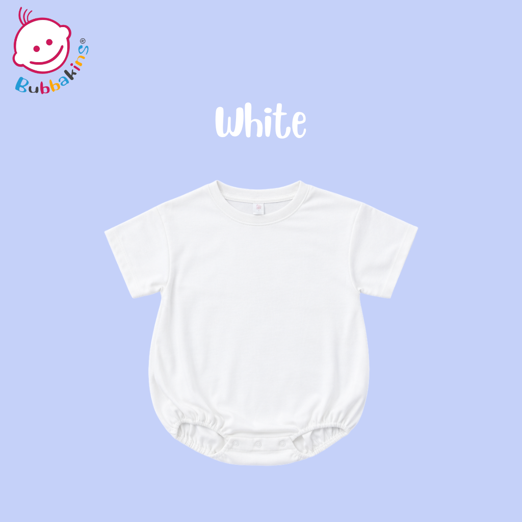 Infant and toddler polyester baggy bubble romper