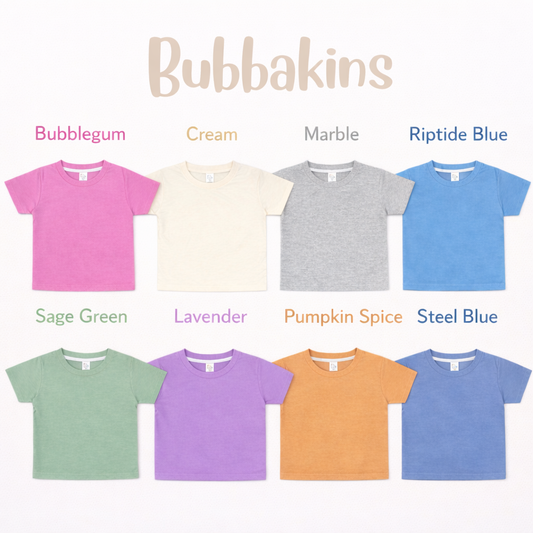 Polyester toddler s/s crew neck shirt