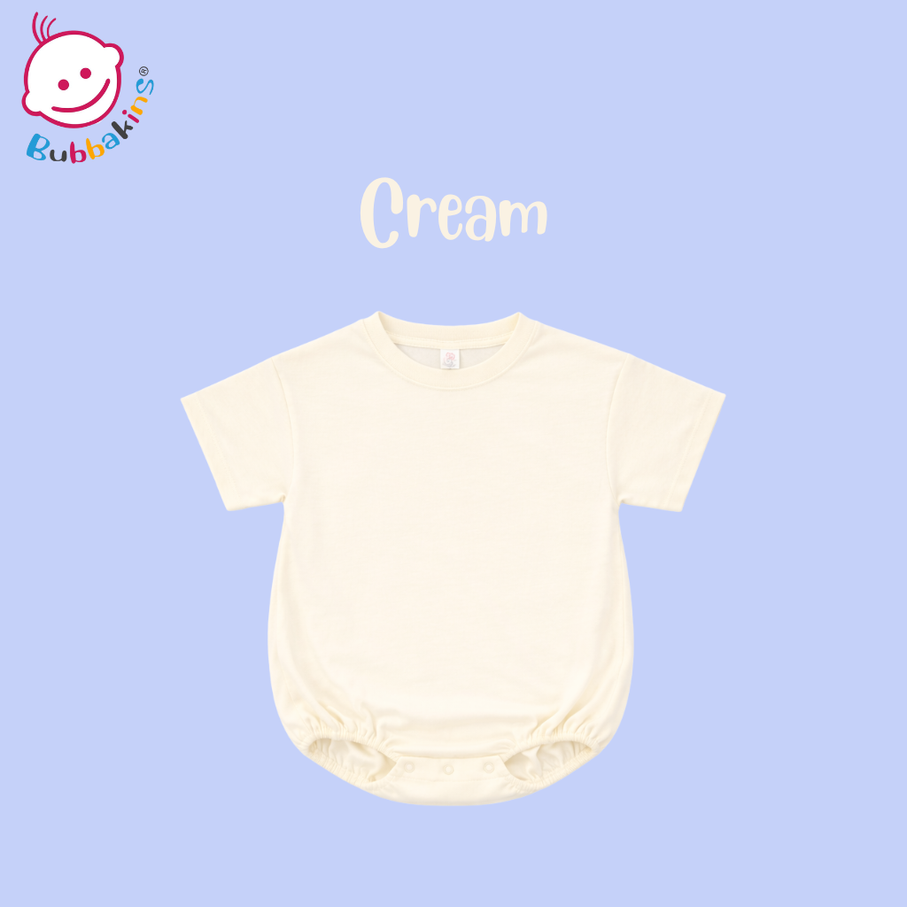 Infant and toddler polyester baggy bubble romper