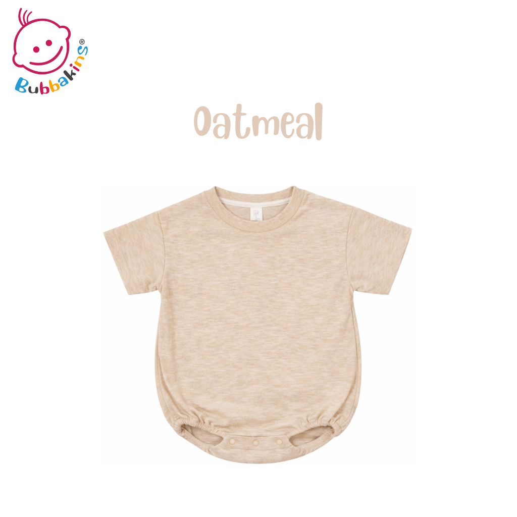 Infant and toddler polyester baggy bubble romper